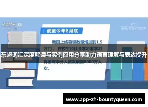 东超词汇深度解读与实例应用分享助力语言理解与表达提升
