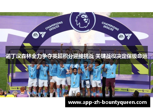 诺丁汉森林全力争夺英超积分迎接挑战 关键战役决定保级命运